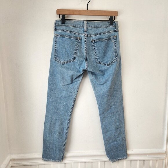 Rag & Bone Dre Capri Light Wash Skinny Jeans Denim Crop Women's 24 - Picture 2 of 12